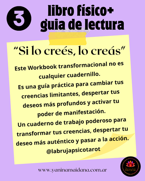 Opcion 3 Worbook + guia + libro fisico