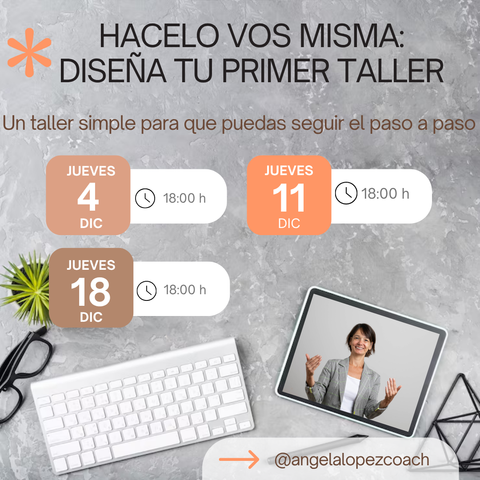 Aprende a Diseñar tu Primer Taller - En Vivo