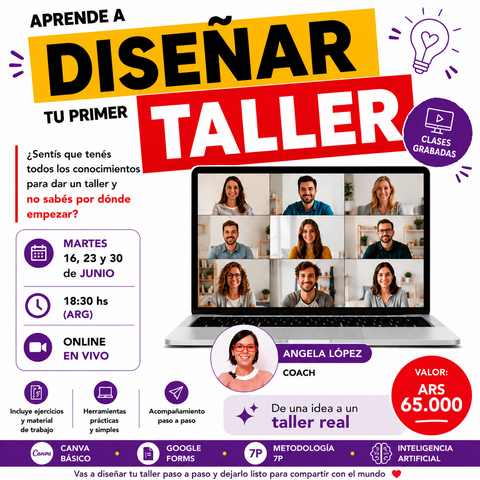 Aprende a Diseñar tu Primer Taller - En Vivo