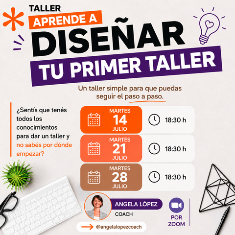 Aprende a Diseñar tu Primer Taller - En Vivo