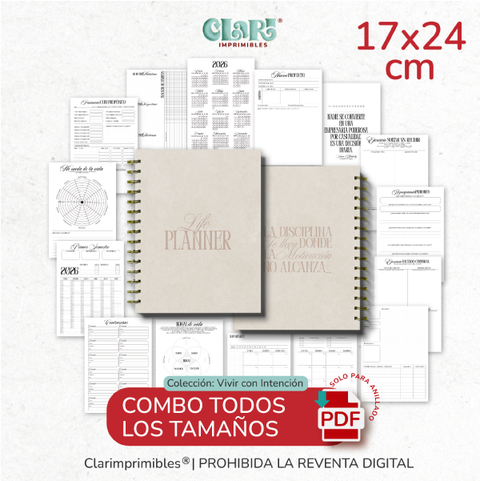 Combo LIFE PLANNER (A4,A5,MAXI)