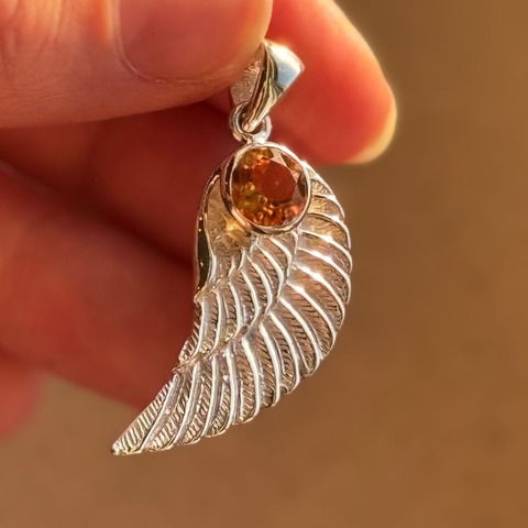 Dije de Plata | ALA ÁNGEL CITRINO