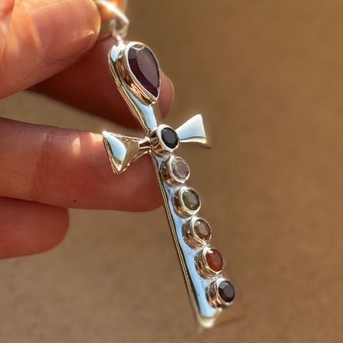 Dije de Plata | ANKH 7 CHAKRAS