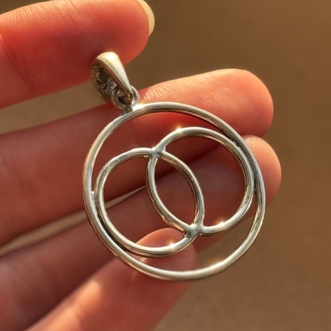 Dije de Plata | VESICA PISCIS SIMPLE