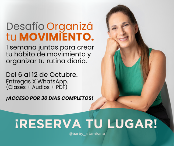Desafío “Organizá tu Movimiento” OCTUBRE 2025