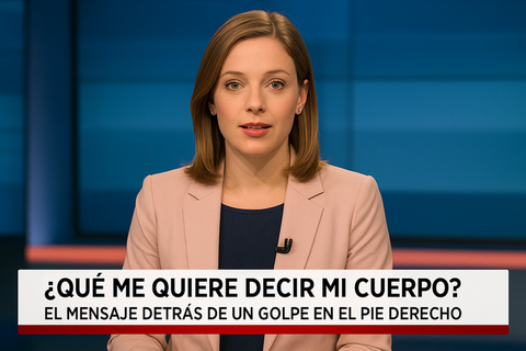 ¿Qué me quiere decir mi cuerpo? El mensaje detrás de un golpe en el pie derecho