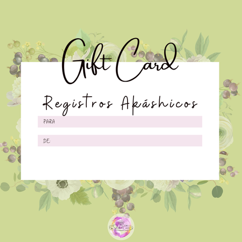 Gift Card Registros Akáshicos