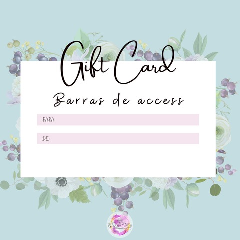 Gift Card Barras de Access