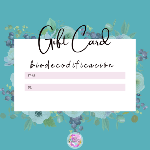 Gift Card Biodecodificación