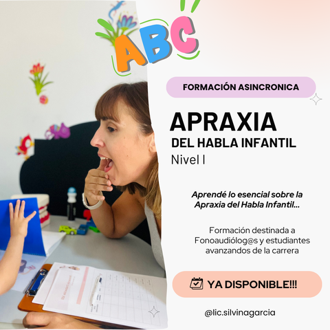 ABC EN APRAXIA DEL HABLA INFANTIL (NIVEL I) 