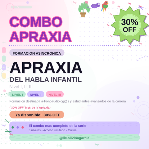 Formación en Apraxia NIVEL I, II Y III