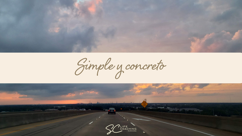 Simple y concreto #1