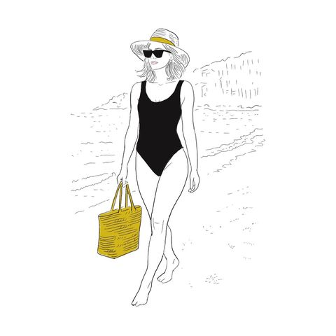 Traje de baño & eventos de verano