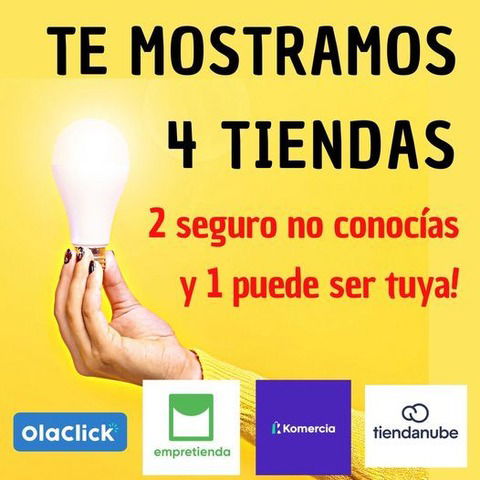 Tiendas Online - Seleccionamos 4 e hicimos un informe para ti.