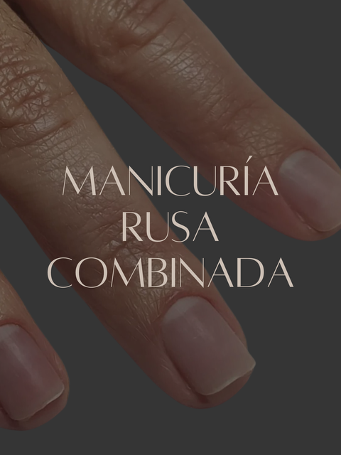 Manicuría rusa combinada