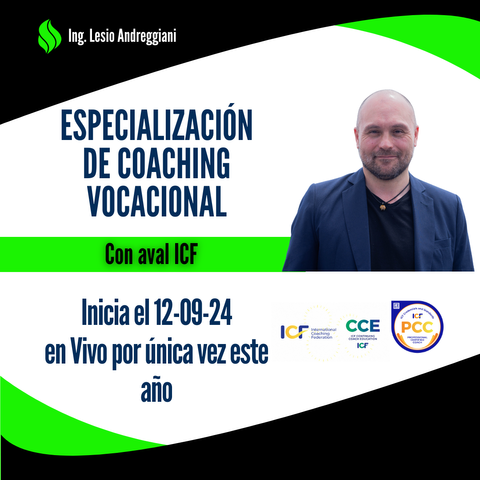 Especialización de Coaching Vocacional 3x1