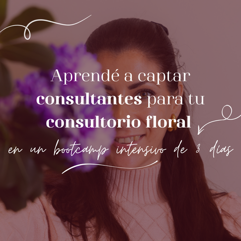 Bootcamp para Terapeutas Florales · 3 encuentros en vivo