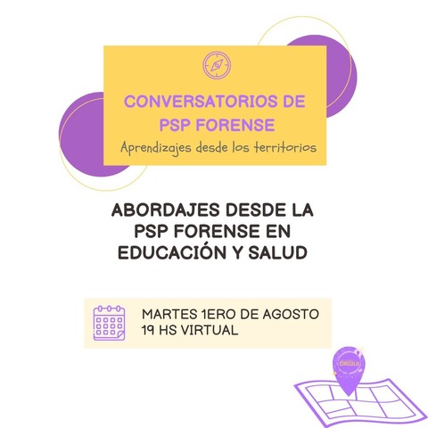 Conversatorios de Psicopedagogía Forense