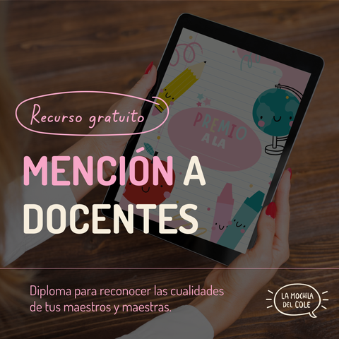 Mención a DOCENTES