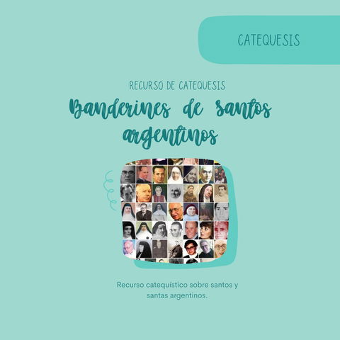 Banderines de SANTOS Y SANTAS ARGENTINOS