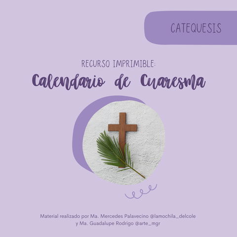 Calendario de Cuaresma