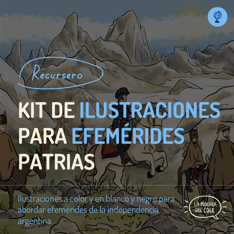 Kit de ILUSTRACIONES para Efemérides Patrias