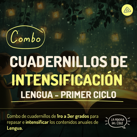 Combo de INTENSIFICACIÓN Primer Ciclo - Lengua