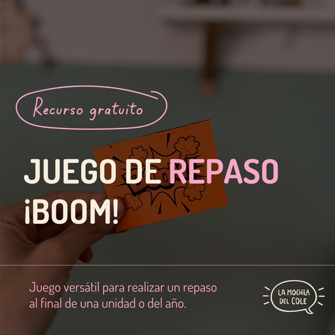 Juego de repaso ¡BOOM!