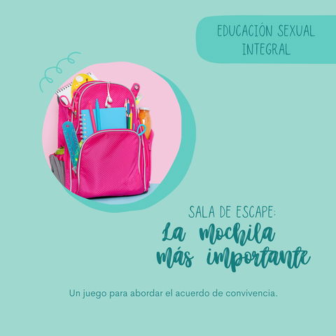 SALA DE ESCAPE: UNA MOCHILA MUY IMPORTANTE