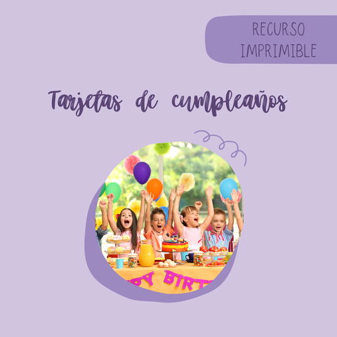 Tarjetas de CUMPLEAÑOS