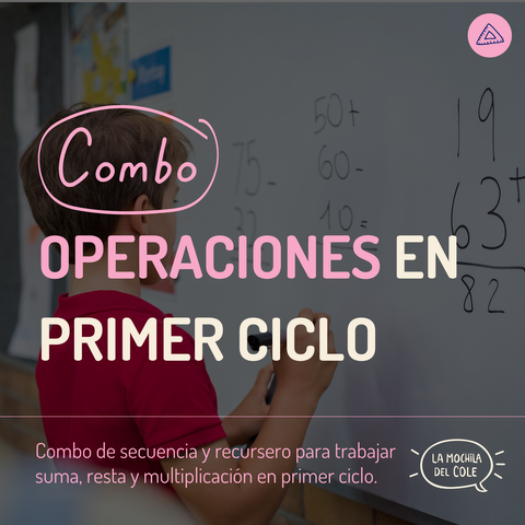 Combo OPERACIONES EN PRIMER CICLO