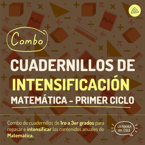 Combo de INTENSIFICACIÓN Primer Ciclo - Matemática