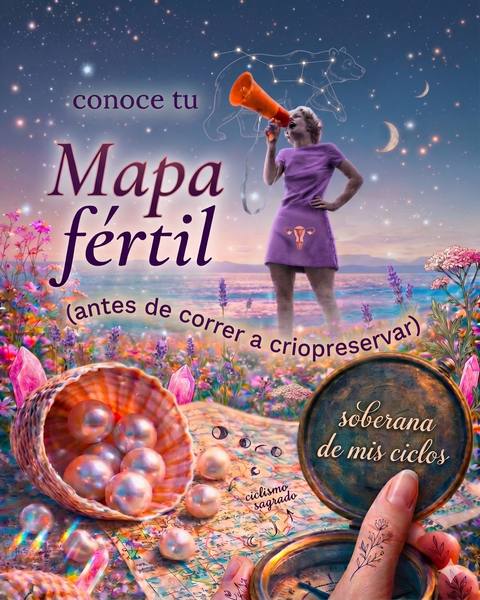 MAPA FERTIL ✦ Tu cuerpo ya tiene el mapa. Aprendé a leerlo — sin carreras contra el tiempo.