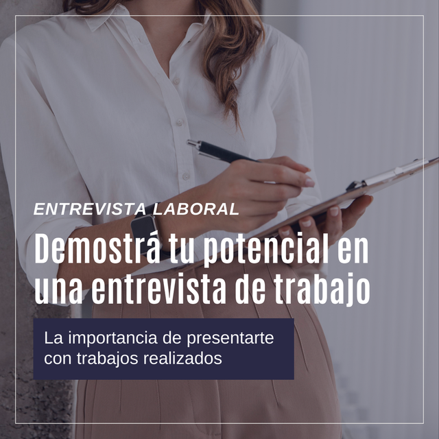 Demostrá tu potencial en una entrevista de trabajo