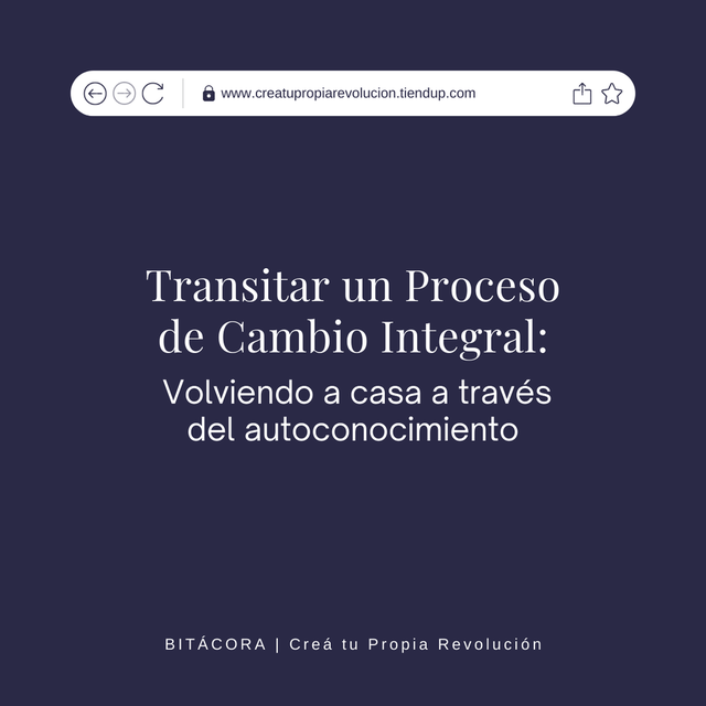 Transitar un Proceso de Cambio Integral