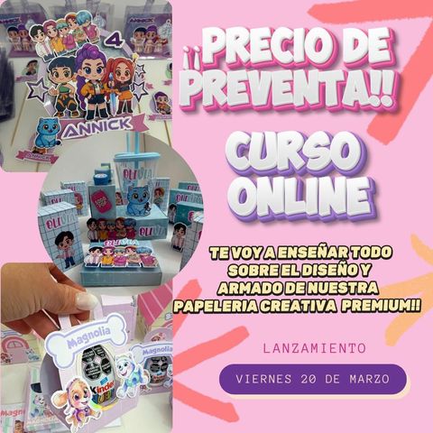 PREVENTA - CURSO PAPELERIA CREATIVA PREMIUM