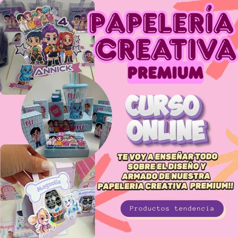 CURSO PAPELERIA CREATIVA PREMIUM