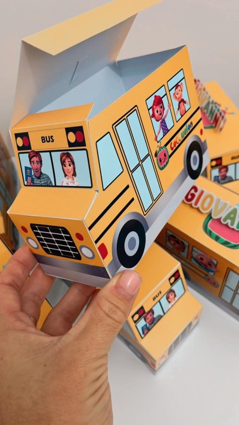 Molde Editable Autobus