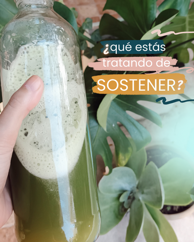 ¿Qué estás tratando de SOSTENER?