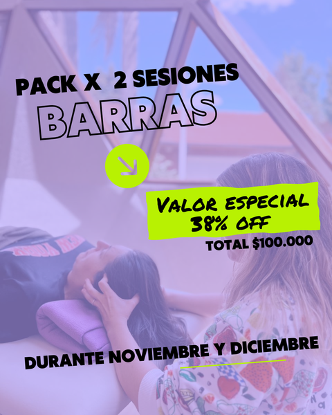 PACK 2 Sesiones de BARRAS 