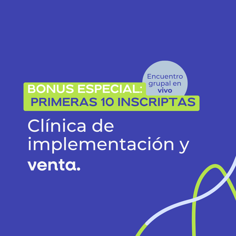 Entrenamiento: De la incertidumbre a vender TU servicio con confianza