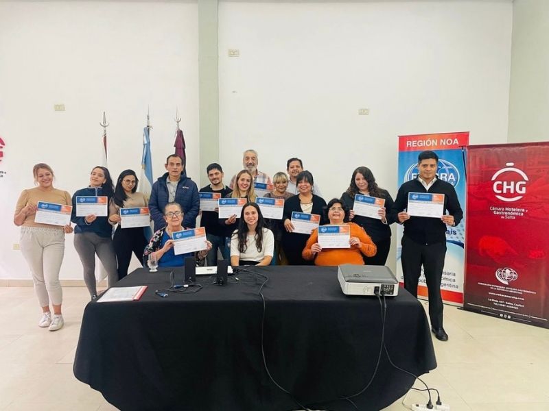 Capacitación para el rubro con la Cámara Hotelera Gastronómica de Salta