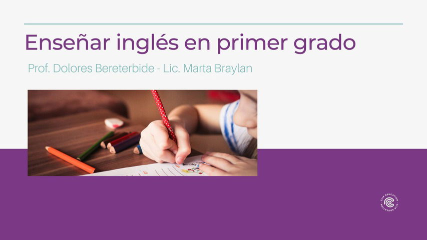 Enseñar inglés en primer grado