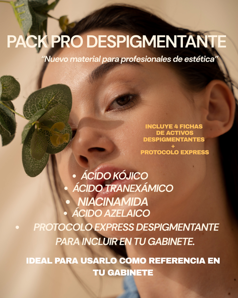 PACK PRO FICHAS DE ACTIVOS DESPIGMENTANTES.