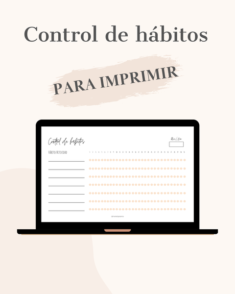 Control de hábitos