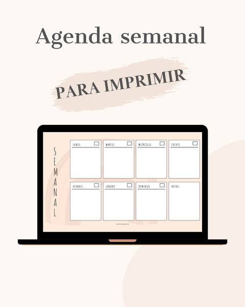 Agenda semanal