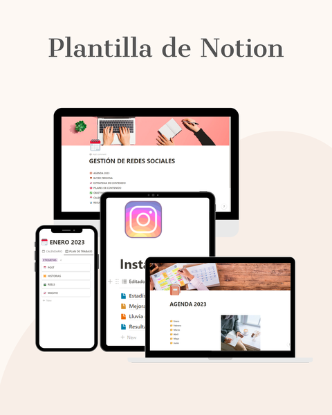 Plantilla para Gestión de Redes Sociales