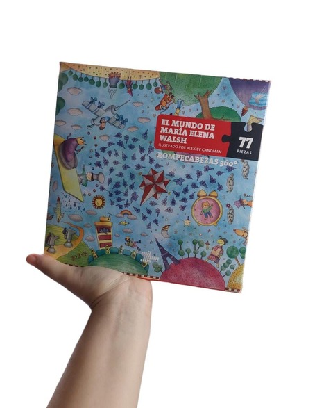 Rompecabezas 77 piezas - El mundo de María Elena Walsh