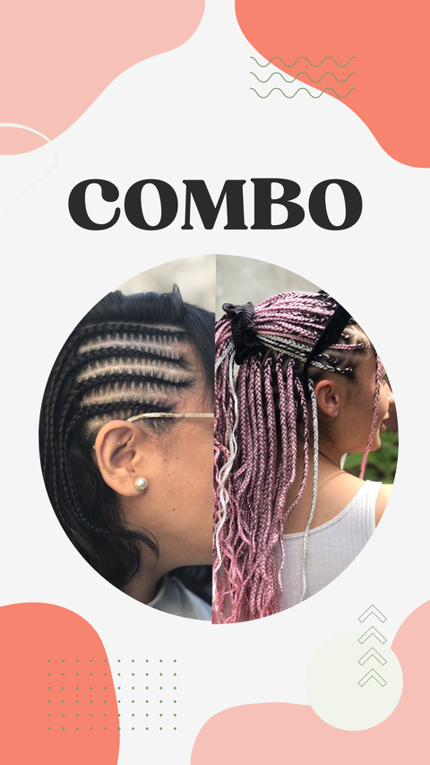 Aprende a realizar cornrows + boxbraids: paso a paso