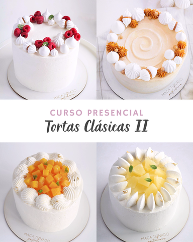 [CURSO PRESENCIAL] Tortas Clásicas II - 30 de Mayo / 27 de Junio
